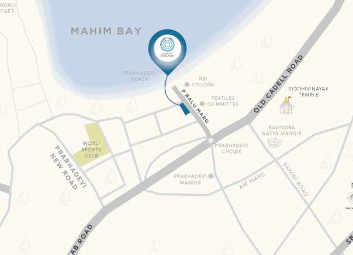 Kalpataru Oceana Location Map